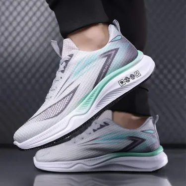 LIGHTWEIGHT BREATHABLE SHOCK-ABSORBING CASUAL SHOE 2406Gy